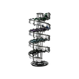 Multifunctional Rotatable Coffee Capsule Pod Holder Storage Egg Tower Stand Shees Display Rack