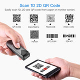 EY-015 Mini Barcode USB Wired/Bluetooth/ 2.4G Wireless 1D 2D Scanner QR PDF417 EAN13 Data Matrix Bar code Reader