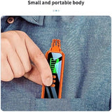 1 Piece Portable Natural Gas Detector Alarm Sound Methane Hexane With LCD Screen 2 AAA Batteries For Home A