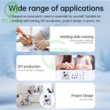 Robot/snowman Electronics Beginner Learning Welding Fun DIY Kit LED Light Emitting Tube Module