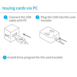TTLOCK Smart Encoder NFC 13.56M M1 IC Card Reader RFID Chip Scanner For TT Renting System Software Hotel