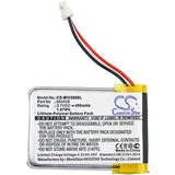 Dashcam 450mAh/1.67Wh Battery For Mio：(1ICP6/26/36) 582535 Mivue 388 308 328 MIVUE 358 Whistler：WP7 WP7 PRO SP7