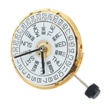 For 2836-2 Dual-Calendar Fully Mechanical Movement, Automatic Winding with Day-Calendar Watch Heart (Gold)