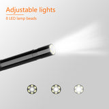 Industrial Endoscope 1080P 4.5 " Display 5m Hard Wire 8mm Diameter IP68 Waterproof Sewer Camera With LED