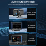 7 Inch Car Multimedia Player with Built-in Camera Support Driving Record Wireless Carplay Android Auto FM Reverse Image