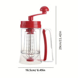1pc Hand-cranked Batter Dispenser For Baking Tools, Mixing Separator, Handheld Funnel For Paper Cup Cakes