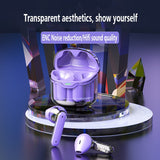 AIR 35 Translucent High-definition Sound Quality Suspended Breathing Lamp Wireless In-ear Bluetooth Macaron Sport Headphones