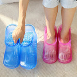 1Pair Foot Massage Boots Relaxation Ankle Soak Bath Therapy Massager Shoes Acupoint Sole Portable Home Feet Care Tools