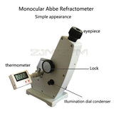 Abbe 2W Monochromatic Digital Brix Refractometer Laboratory Optical Equipment 1pc