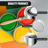 16 Pack Empty Metal Cans With Lids - 0.84 Pint, Small Can, Multipurpose Pail. Uned