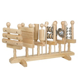 6 PCS Set Of Percussion Instrument Outdoor Early Education Music Teaching Aids Easy To Use