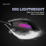 2024Wired Gaming 7 Buttons RGB Light Cellular Optical USB Mouse Game Mice For PC Computer Laptop accessorie