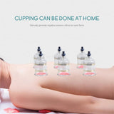10/19 Cans Vacuum Hansol Acupunture Cupping Therapy Set Suction Cups Body Massager Pain Relief Guasha Ventosa Mase Facial Jars