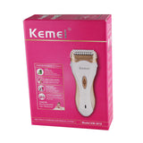 Kemei KM-3518 Portable Limiting Comb Protection Ladies Hair Trimmer Electric Shaver Epilator