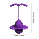 Frog Jump Exercise Equipment with Handle Elastic Wear-Resistant Ball for Children Balance Training