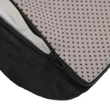 Half Moon Black Ankle Knee Neck Lumbar Support Cushion Elderly People Home Memory Foam Semi Roll Leg Pillow