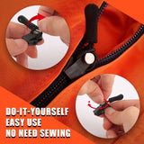 6/12PCS Universal Instant Fix Zipper Repair Kit Replacement Zip Practical New Design Zippers Sew Tools Dropship