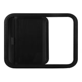 RV Window Comfortable Touch Anti Oxidation Rounded Corner Waterproof Push Pull Sliding RV Window Sealed for Engineering Car