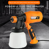 900ML Cordless /Wired Paint Sprayer Auto Furniture Steel Coating Airbrush Portable latex paint spray gun 550W Electric Spray Gun