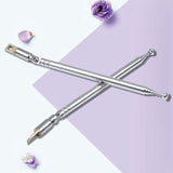 Top-50 Pcs 32Cm Length 5 Section Telescopic AM FM Radio Antenna 180 Degree