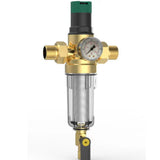 1PC DN15/DN20 Adjustable Pressure reducer Reducing with Integrated Filter/Gauge Prefilter Water Regulator Vae