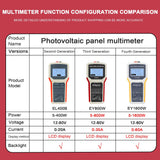 1600W Photovoltaic Multimeter Solar Panel MPPT Tester Open Circuit Maximum Power Point Voltage LCD Display with Backlight