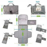 Waterproof Baby Portable With Pocket Travel Changing Station Kit Storaged Diaper Pad New