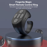 Phone Selfie Controller Wireless Ring Outdoor Flipping Button Pink