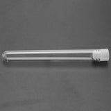 100Pcs 12X100mm Transparent Laboratory Clear Plastic Test Tubes Vials with Push Caps School Lab Supplies