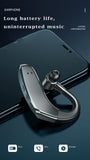 Bluetooth Headset 5.0 Earpiece HD Handsfree Headphones Mini Wireless Earphone LED Display 9D Stereo Earbud Earpieces