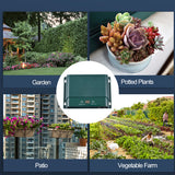 Solar Drip Kit - 7 Timing, 30 Modes, 32.8FT Automatic Watering Irrigation System Set for Garden
