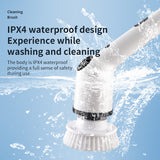 Electric 9 in 1 Multifunctional Household Wireless Rotatable Cleaning Brush For Bathroom Kitchen Windows Toilet