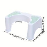 1pc Toilet Stool, Potty Stool, Toilet Foot Stool, Waterproof And Non Slip Squat Stool, Adult Toilet Stool, Toilet Ottoman