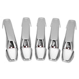 5PCS Car Front & Rear Cover Trim For Hummer H3 H3T 2006-2010 Exterior Door Chrome Handle Bezel Accessories