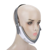 V Face Shaping Massager Remove Double Chin Comfortable Wear 5 Gears Red Blue Lights V Face Lifting Massager Soft Silicone for