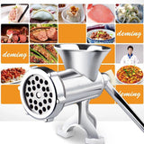 Kitchen Multifunction Handheld Hand Crank Meat Mincer Sausage Noodles Grinder