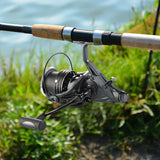 Carp Fishing Reel with 4.9:1 Gear Ratio - Metal Wheel Roller, Fishing Accessories