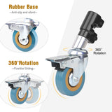 Professional Pro 3 Wheels Multi-function Studio Heavy Lighting Century C Stand Special Wheel Photography Accessories