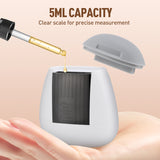 EMS Vibration Massager Massage Scalp Brush with Oil Dispenser Red Light Therapy Root Comb For Hair Growth