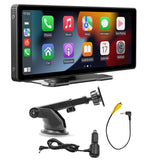 Wireless Touchscreen - 9'' IPS Portable Car Stereo with Apple Carplay & Android Auto, Rearview Camera, GPS