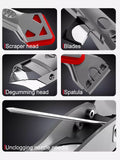 Silicone Sealant Smooth Remover Tool 7 In 1 or Caulk Finisher Grout Kit Glass Glue Angle Scraper Set Accessoriess