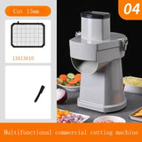 220V Electric Multifunctional Vegetable Cutter Slicer Lemon Potato Commercial Dicing hine Shredde Food Processor