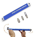 Universal Multitool Compact Offset Extension Wrench Automotive Metal 39cm with Adapters Hand Tool Supplies