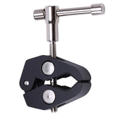 2Pack Super Clamp Crab Clamp Photography With / 1/4 And 3/8 Inch Thread Rod Clamp Pliers Clip For DSLR Rig Cameras, 15Mm Rods, L