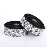 ESLNF Road Bike Handlebar Tapes Cherry Blossom Handles Wrap Shockproonti-slip Cycg Handle Belts with Bar Plugs