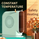 1pc Cute Little Antler Heater Winter Office Heater Small Heater With Heating And Fan Modes New Desktop Mini Heater Small Household Electric Heater Student Dormitory Heating Fan Back To School Supplies Winter Essential