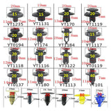 Top-1300Pcs Clips Mixed Fastener Clip Door Trim Panel Auto Bumper Rivet Push Retainer Pin Car Accessories