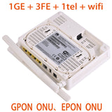New Original Bare Metal Adapter EG8141A5 1GE+3FE+1tel+Wifi Gpon ONU EPON ONT HS8145C FTTH Modem Router With English Software