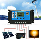 18W Panel+30A Chargers Controller+4000W Car Inverter Set 110V/220V Solar Panel System Complete Power Generation Kit