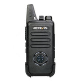 RT22S Walkie Talkie - Paired Upgrade Version with Battery & Channel Display, Mini and Compact